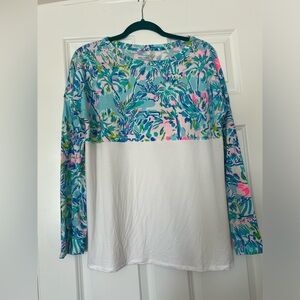 Lilly Pulitzer Finn top size M Cabana Cocktail